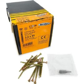 Саморезы Eurotec Hobotec ZK 3.2x50 TX10, трапеция, сверло, 500 шт. 110285 