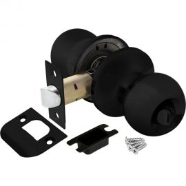 Ручка защелка Ajax 6082 BL-B (фик.) черный 44443 