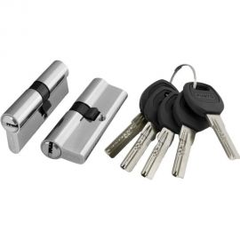 Цилиндровый механизм PUNTO A200/60 mm 25+10+25 SN мат. никель 5 кл. 30217 