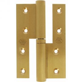 Навесная пружинная односторонняя петля латунь Amig D-левая 418-120x80 