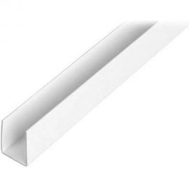 Профиль GAH ALBERTS u-обр., ПВХ, бел., 10x10x10x1х2000 мм 484552 