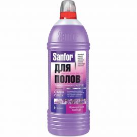 Средство для мытья полов SANFOR УЛЬТРА БЛЕСК Французская лаванда 1000 мл 22246 