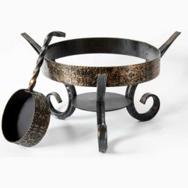 Подставка под садж или казан со съемной угольницей Davr Metall ПодСадж7 