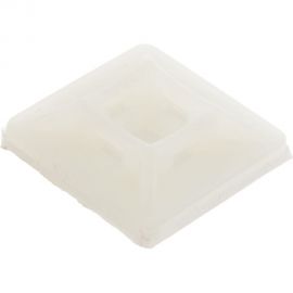 Самоклеящаяся площадка для крепления стяжек Hyperline HW-3A 19x19 мм, 100 штук 16069 