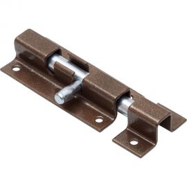 Прямоугольная задвижка СКОБЯНОЙ ШП-40 коричн./цинк 002537 