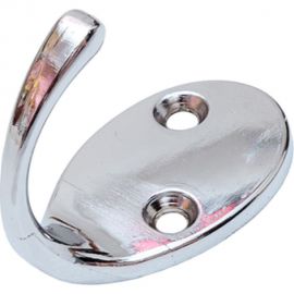 1-рожковый крючок СКОБЯНОЙ мод. 55, хром 007664 