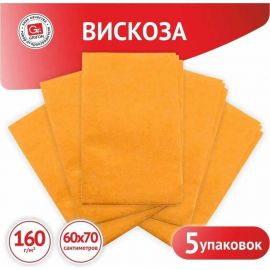 Тряпка для пола из вискозы GRIFON 60x70 см, 1 шт в уп, 5 упаковок 910-060/1_5 