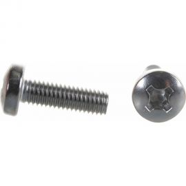 Винт с полукруглой головкой ВИРТУОЗ крестообразный шлиц, 4x12 мм, DIN 7985, нержавеющая сталь А2, 8 шт. 37491 