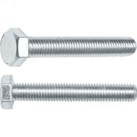 Шестигранный болт STARFIX М6x50 мм, цинк, класс прочности 5.8, DIN 933, 80 шт. SMC1-13503-80 