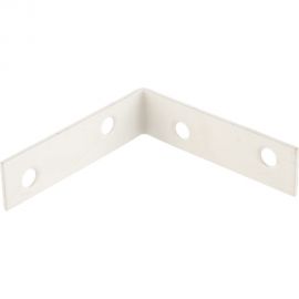 Уголок GAH ALBERTS оцинкованный, белый, 60x60x16 мм 336714 