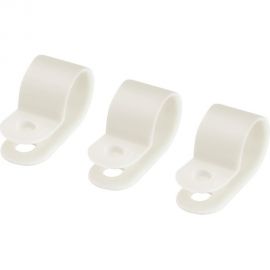 Нейлоновая крепежная скоба TDM СКН-16, белая, 100 шт. SQ0514-0205 