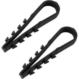 Дюбель-хомут для круглого кабеля TDM ДХК-25, 19-25 мм, нейлон, черный, 100 шт. SQ0539-0006 