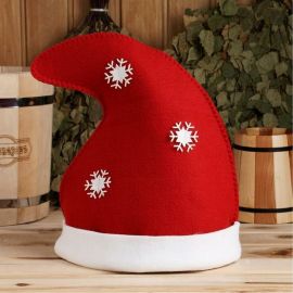 Банная шапка Никитинская мануфактура Новогодний колпак ХВ5932 