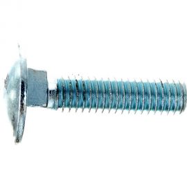 Мебельный болт КРЕП-КОМП цинк, DIN603, 6х25, пр. 5.8, фасовка 300 шт. бм625ф 
