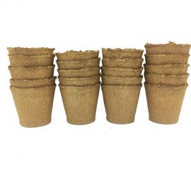 Набор торфяных горшочков ЛЕТО 110 мм, 100 мм, 20 шт. 97901 