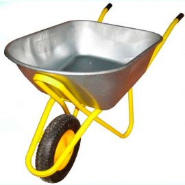 Одноколесная строительная тачка REDVERG RD-WB200RPU литое колесо 6663747 