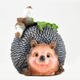 Садовая фигура СКАЗКА Ежик с 2-мя грибами JNW44 