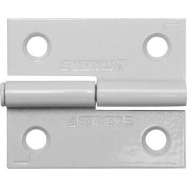Дверная разъемная петля STAYER Master цвет белый левая 50 мм 37613-50-2L 