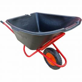 Строительная одноколёсная тачка с пневмоколесом TOR Антиудар 110 л, 200 кг 1023977 