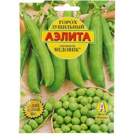 Семена Аэлита Горох овощной Медовик Лущильный, 25 г 4601729045011 