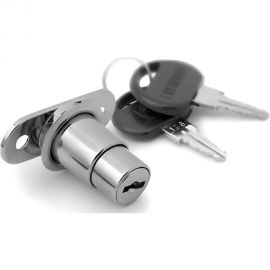 Нажимной мебельный замок MFK-TORG круглый ключ Z/M02533700 Z/M1383 