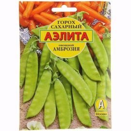 Семена Аэлита Горох овощной Амброзия Сахарный, 25 г 4601729001079 