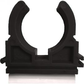 Полипропиленовое крепление-клипса с защитой от ультрафиолета Blue Ocean 32 мм, черное PPRF/PCU(B)-32 