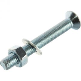 Винт ЗУБР DIN965 в комплекте с гайкой DIN934 12 шт 303456-05-040 