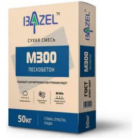 Смесь сухая строительная пескобетон Bazel М300 Пк2 F50 50 кг 4673726450020 