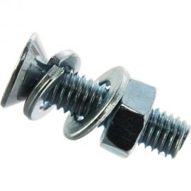 Винт ЗУБР DIN965 в комплекте с гайкой DIN934 16 шт, 303456-05-020 