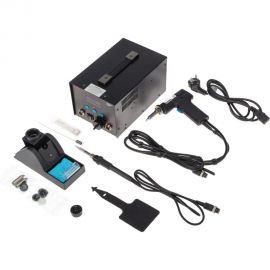 Паяльная станция REXANT с паяльником и демонтажным паяльником с оловоотсосом 200-480c, r048 12-0735 