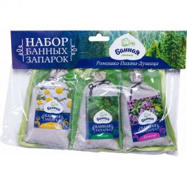 Набор запарок для бани Банная линия в сумке 3шт./30г 11-716 