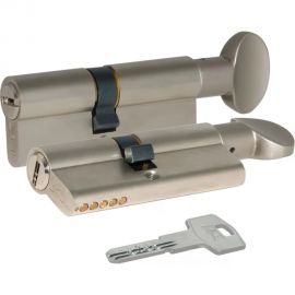 Цилиндровый механизм KALE KILIT 164BME, 45+10+35M: 90mm, NP, 5K, STB, к-в 164BME00160 