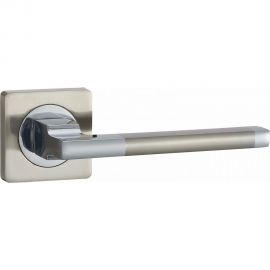 Ручка дверная алюминиевая матовый никель Вантаж V53D AL 