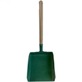 Хозяйственный совок ООО Агростройлидер металлический, с вертикальной деревянной ручкой САД-13.09 