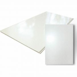 Панель ПВХ КронаПласт белый глянец, 2,7 м 00-00064281 