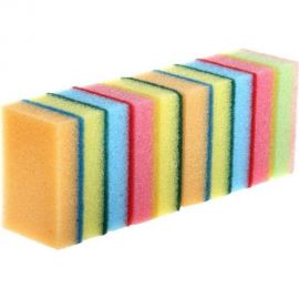 Губки для мытья посуды РемоКолор, 90x60x30 мм, 10 шт. 20-6-108 