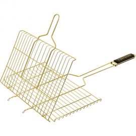 Решётка-гриль для стейков BOYSCOUT gold, 70(+5)х45х27х2 см 61902 