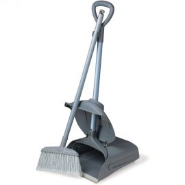 Закрывающийся совок для мусора+щетка ЛАЙМА PROFESSIONAL на рукоятках 94 см 601508 