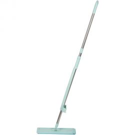 Швабра для пола Рыжий кот WRING SIMPLE с механизмом отжима и насадкой из микрофибры 102536 