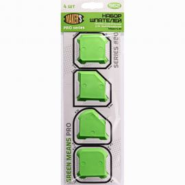 Профессиональный набор шпателей для выравнивания MAKERS жесткость 80, 4 шт 962 