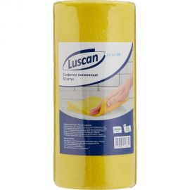 Салфетки хозяйственные в рулоне Luscan вискоза 25x25 см, 30 л. 625432 
