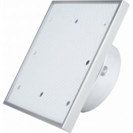 Вытяжной бесшумный вентилятор для ванной MMOTORS JSC ММР 100 стекло под плитку, тонкий 0757 