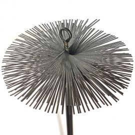 Щетка с креплением кольцом 150 мм, гайка 12x1.75 мм, сталь РОССТИН НФ-00000452 