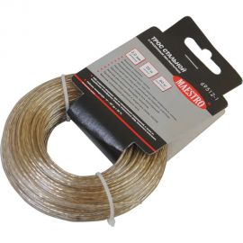 Стальной трос с ПВХ-покрытием MAESTRO D 2 мм, L 20 м, прозрачный 69512-1 