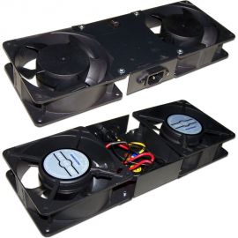 Блок 2-х вентиляторов TWT в крышу настенных шкафов Pro и Next CBW-FANB2 