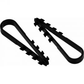 Дюбель-хомут для круглого кабеля DM PLAST 5-10 мм, черный, 100 шт. 5101кр 