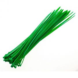 Нейлоновые стяжки FORTISFLEX КСС 5х300 зеленый 100 штук 61333 