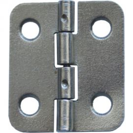 Карточная петля РемоКолор (оцинкованная; 22x24 мм; 2 шт) 70-0-637 