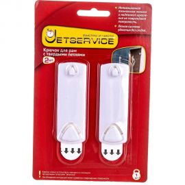 Крючок для рам с твердыми петлями Jetservice 2 шт. 77740 